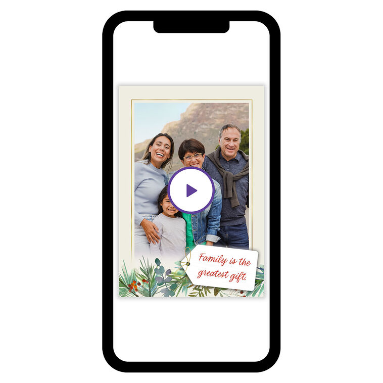 Family Is the Greatest Gift Christmas eCard