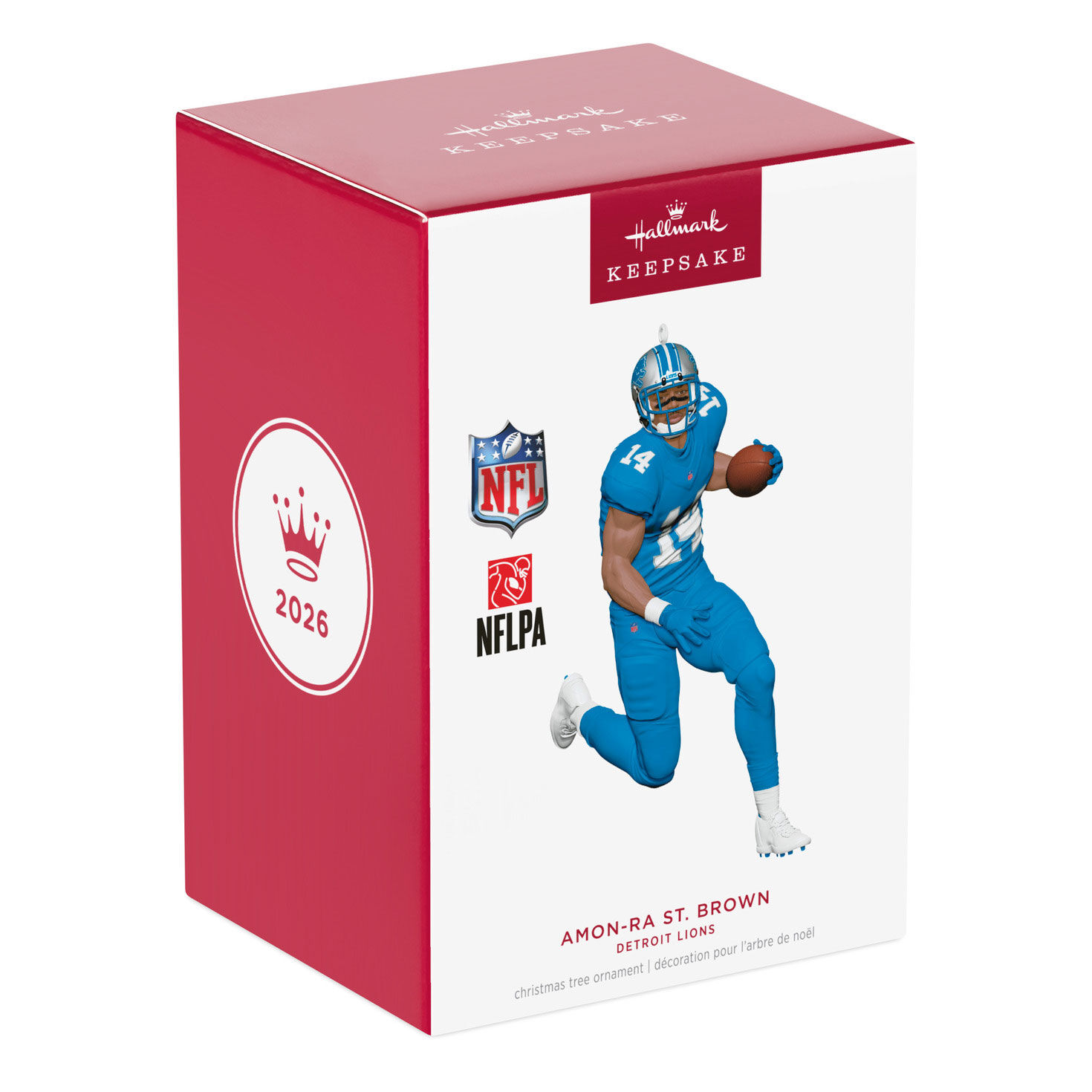 Detroit Lions Amon-Ra St. Brown Keepsake Ornament package fornt image number 7