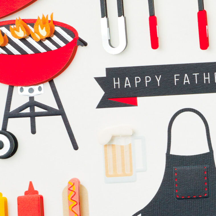BBQ Fixings Father's Day Card Card Front Detail image number 4