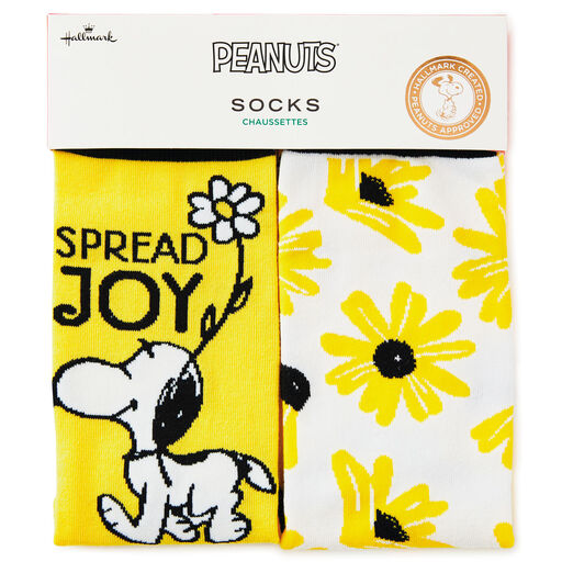 Peanuts® Snoopy Spread Joy Novelty Crew Socks, 