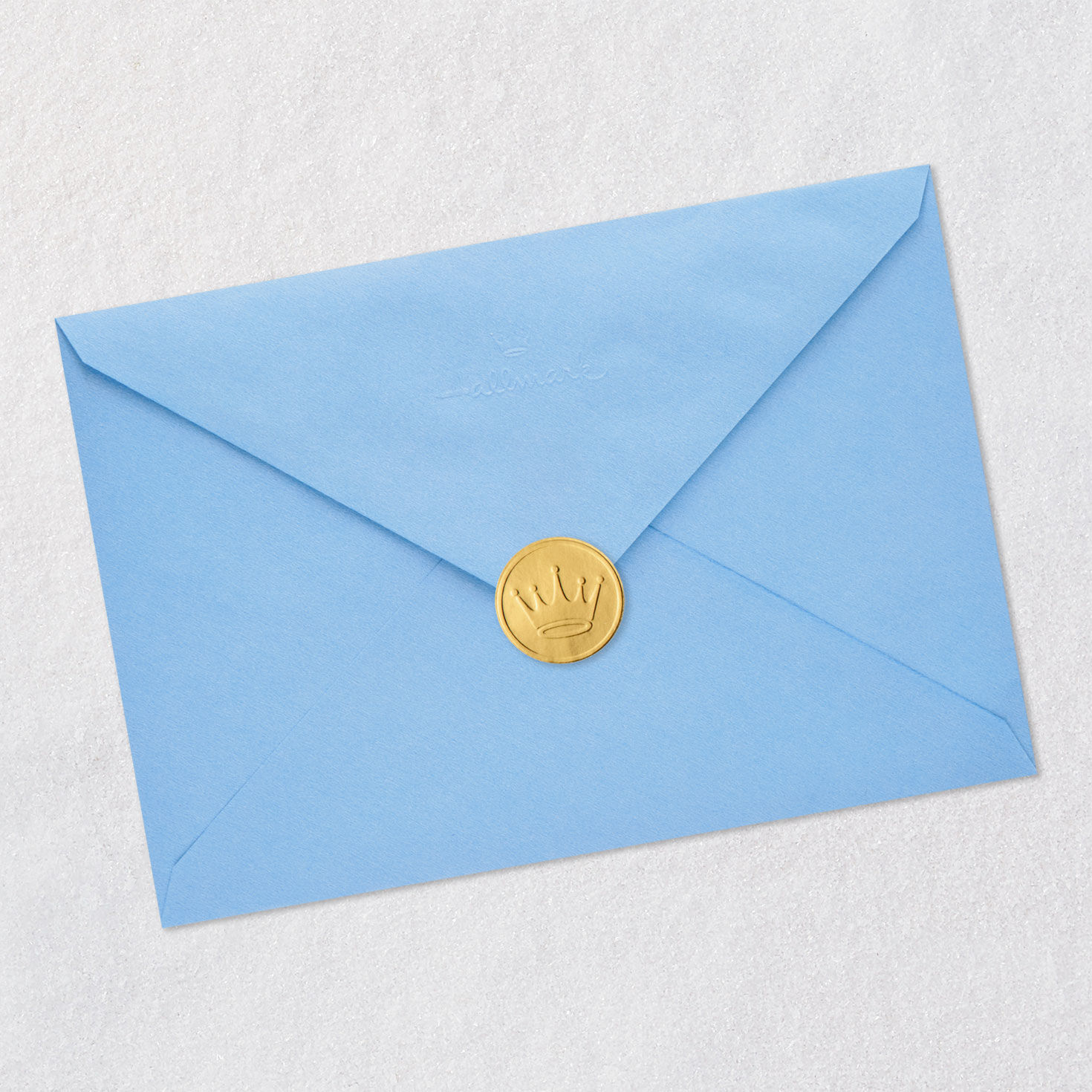 Red, Gold and Blue Letters Father's Day Card Envelope Back with Seal image number 7