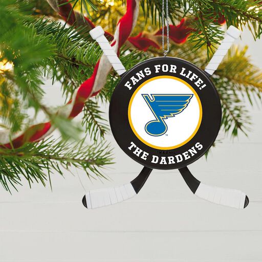 NHL Hockey Personalized Ornament, St. Louis Blues®, 