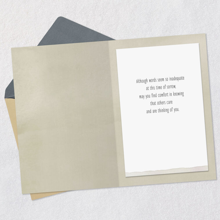 Thinking About You Sympathy Card for Loss of Grandson, , large image number 3