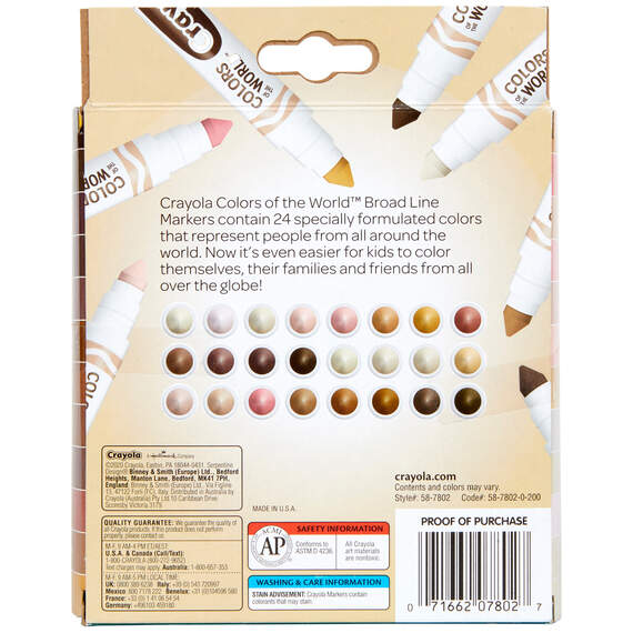 Crayola® Colors of the World Markers, 24-Count, , large image number 3