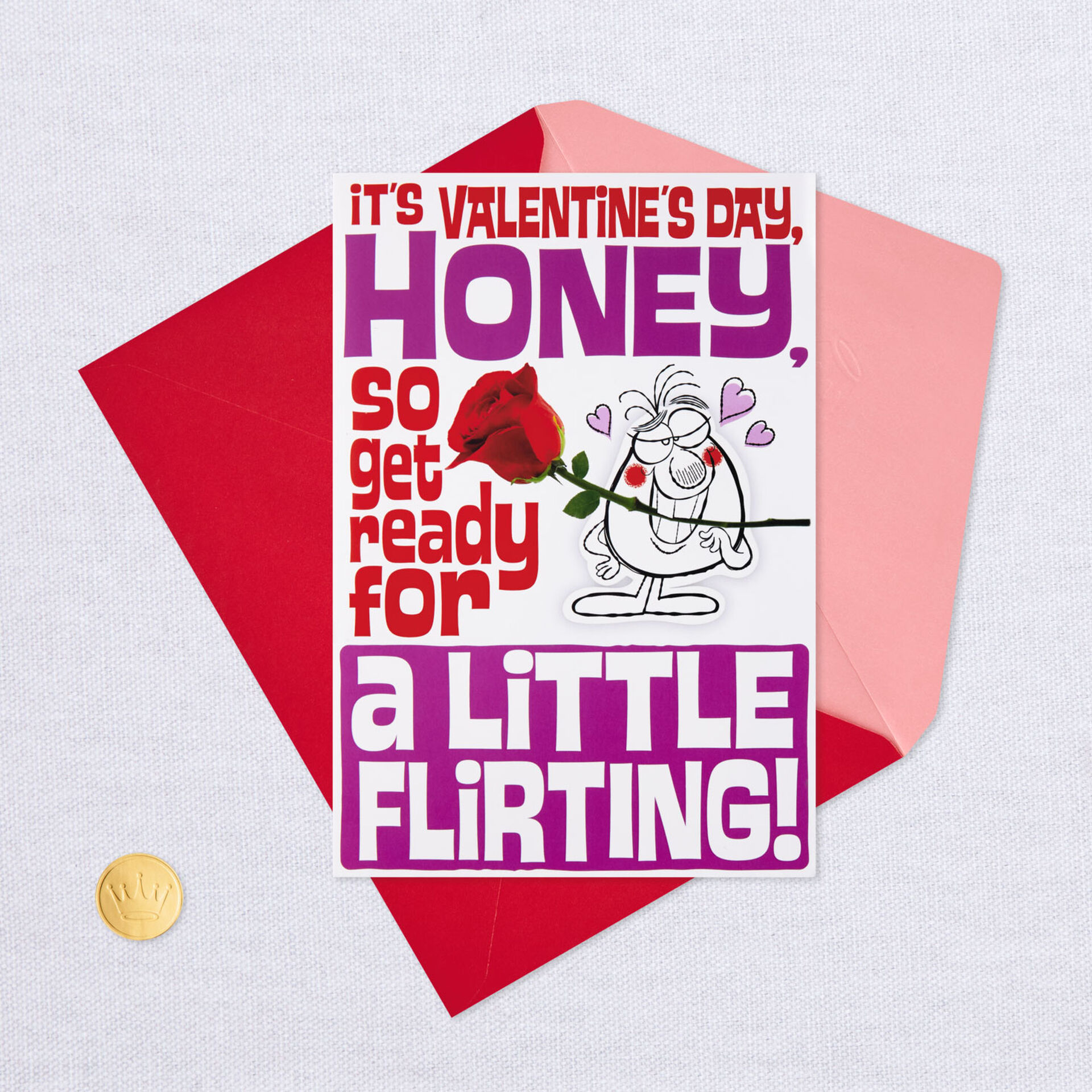 Ready for a Little Flirting Funny Valentine's Day Card for Wife ...