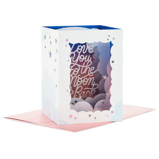 Love You to the Moon and Back 3D Pop-Up Mother's Day Card, 