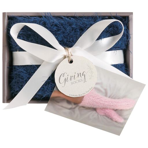 Navy Giving Socks, 