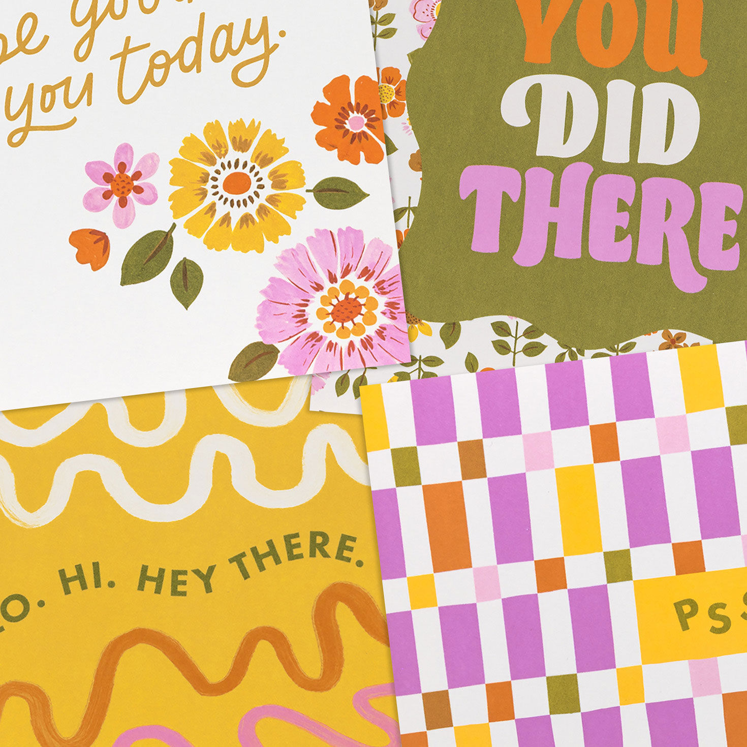 Vintage Floral Boxed Encouragement Cards Pack upclose view image number 5