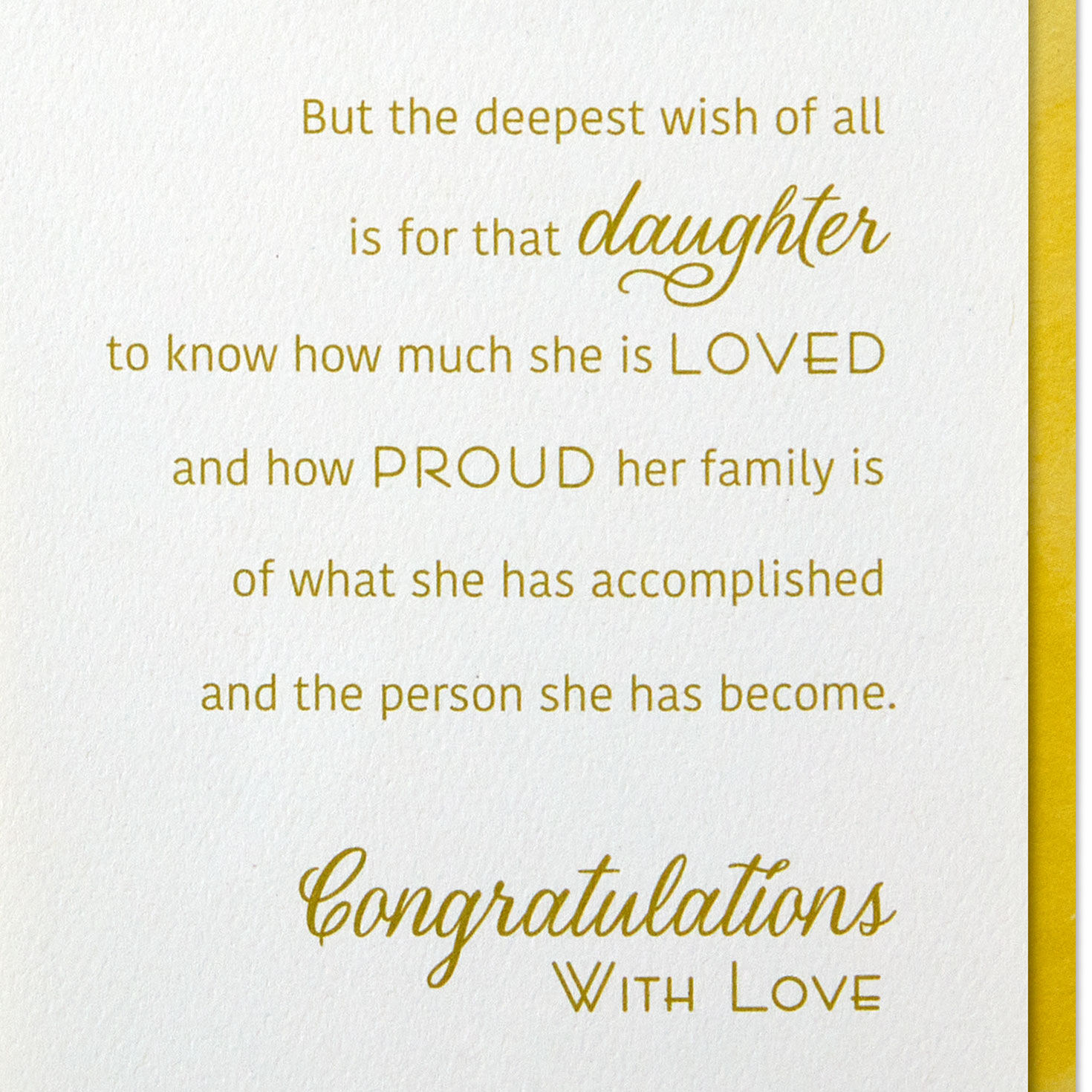 So Proud, So Loved Graduation Card for Daughter for only USD 5.99 | Hallmark