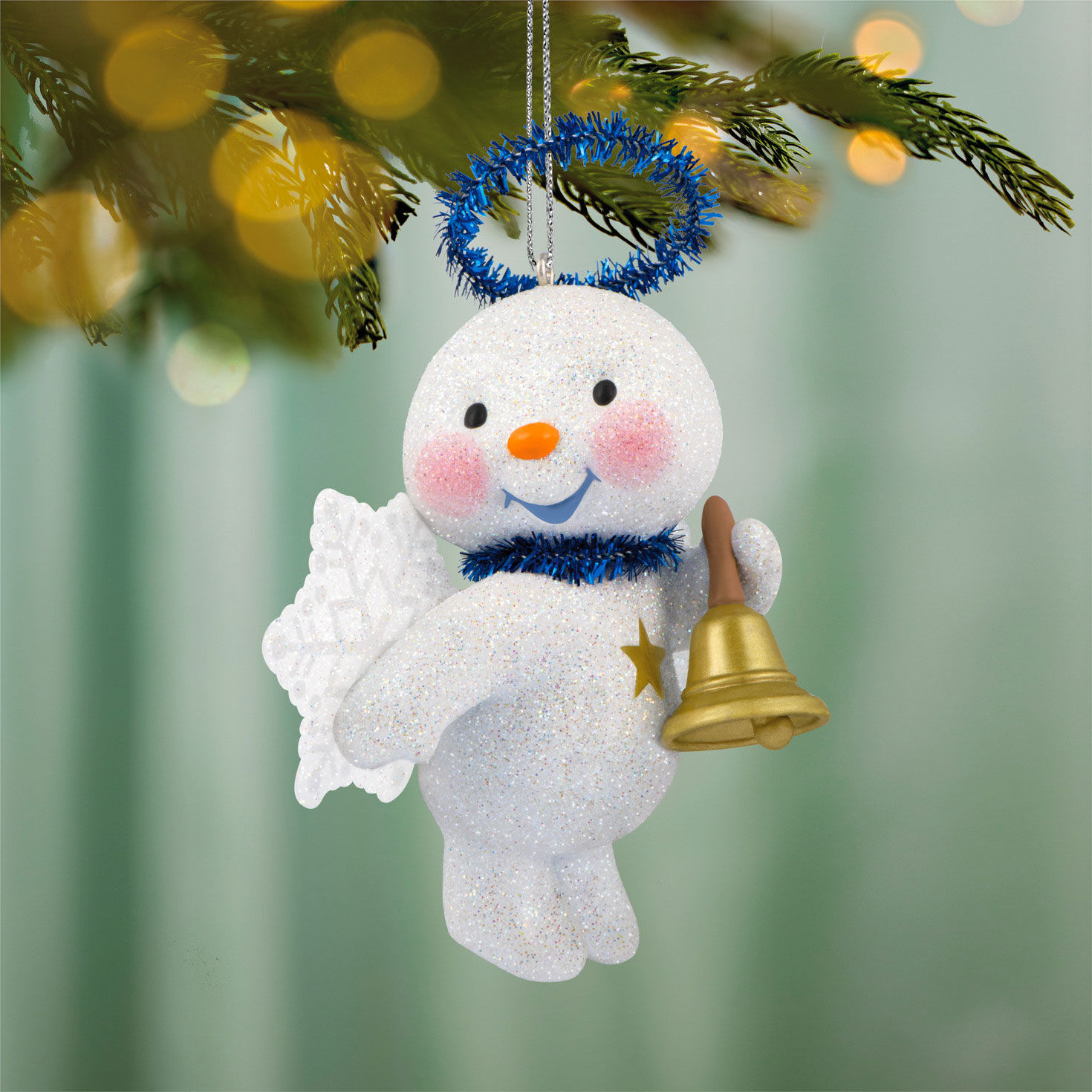 Angel Snowman With Bell Keepsake Ornament  image number 2