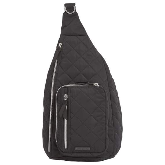 Vera Bradley Iconic Sling Backpack in Black Twill