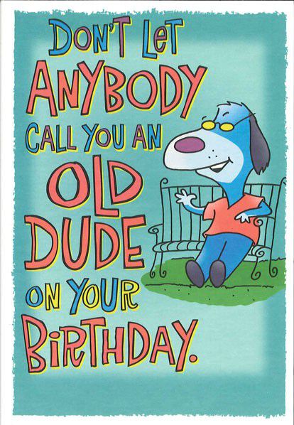 Mantique Funny Birthday Card