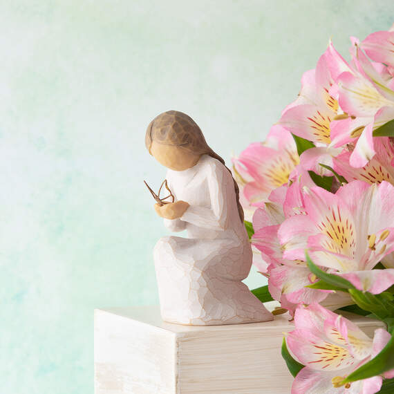Willow Tree - Papillon Figurine, 27702, Blanc Willow Tree - Papillon Figurine, 27702, Blanc