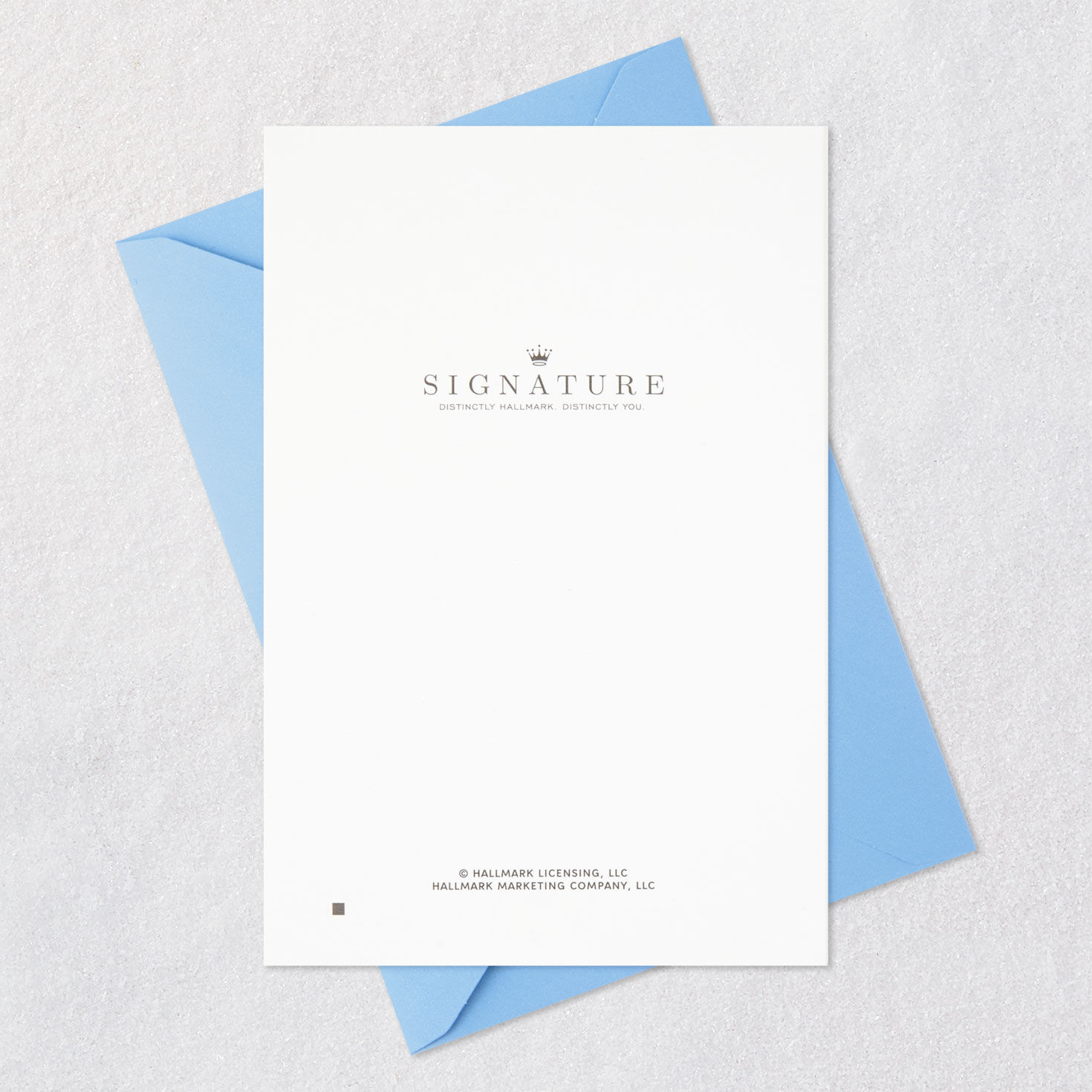 Blue Baby Boy Clothes and Bear Baby Shower Card Card Back with Envelope image number 7