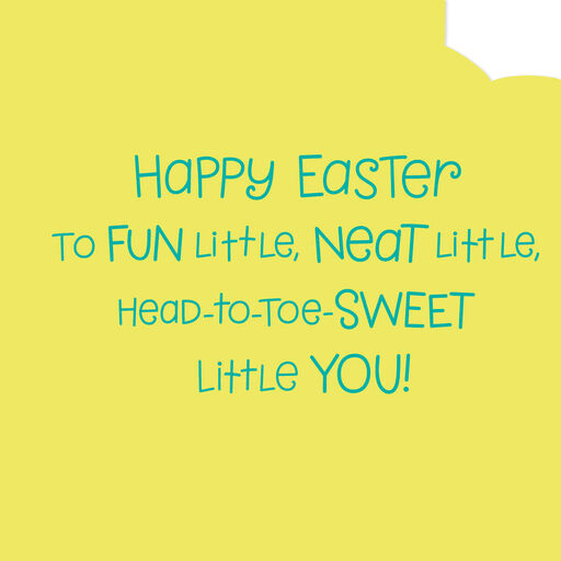 Cute As a Bunny Sweet Little You Easter Card, 