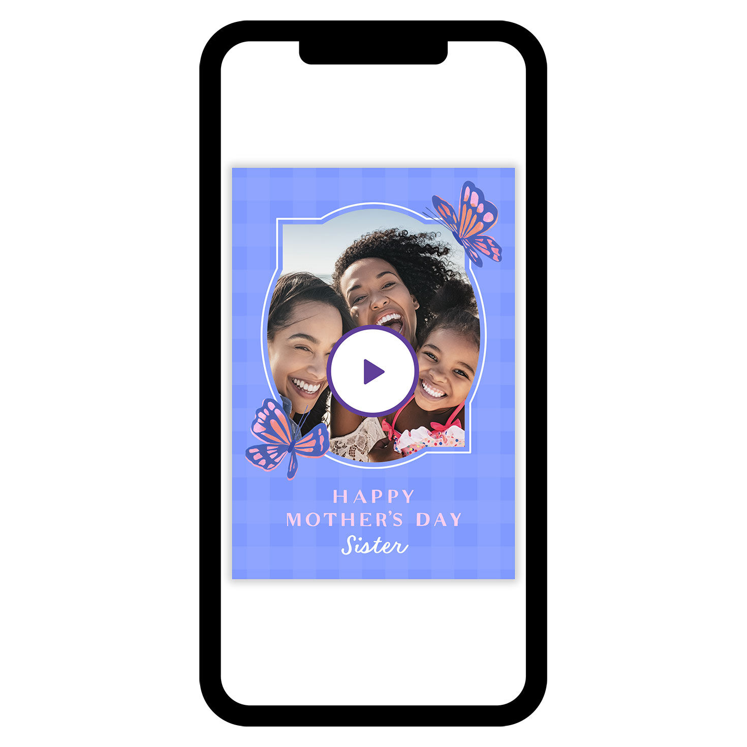 Wonderful You Custom Mother's Day eCard for Sister