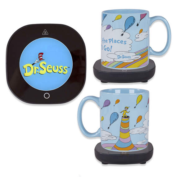 Uncanny Brands Dr. Seuss's Oh! The Places You'll Go! Mug With Warmer, , large image number 3
