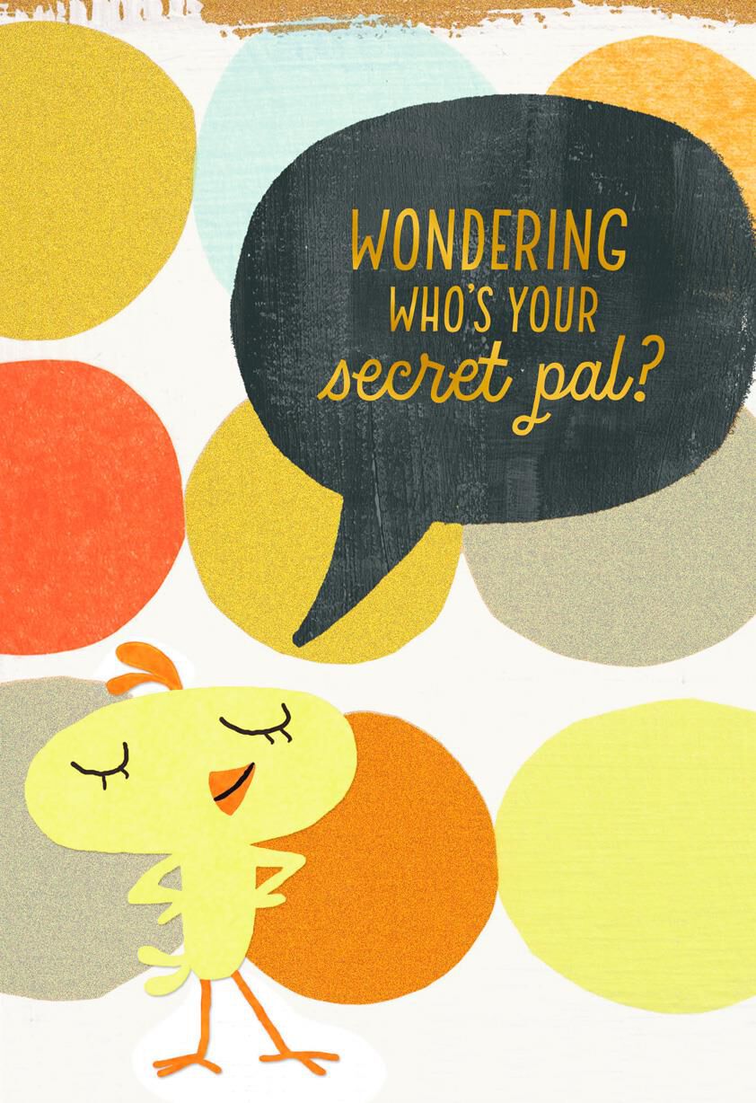 Secret Pal Easter Card