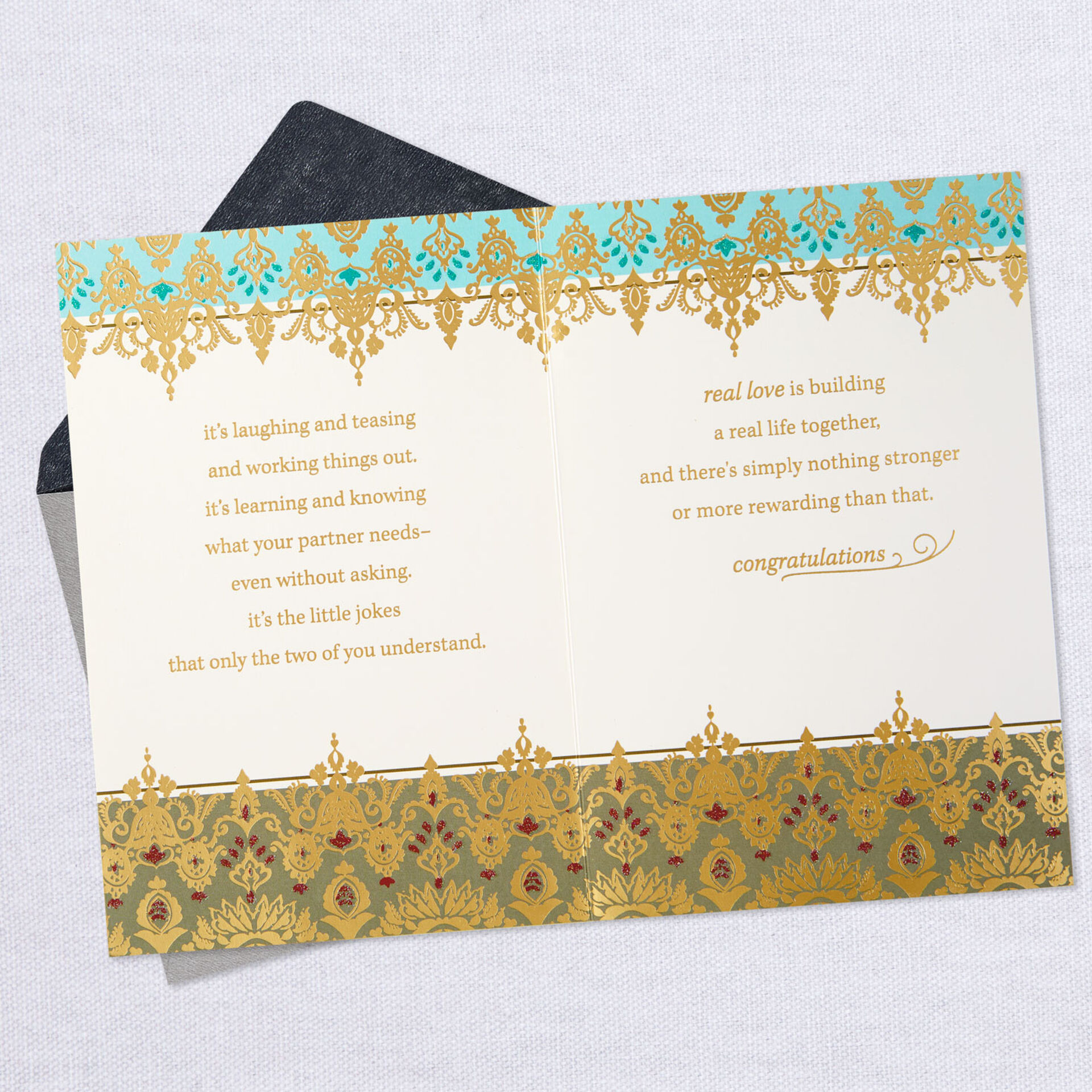 Real Love Real Life Wedding Card Greeting Cards Hallmark