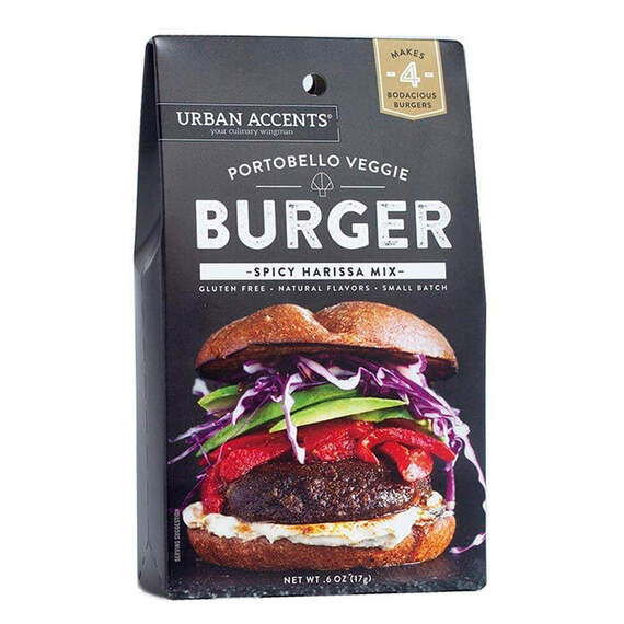 Urban Accents Portobello Veggie Burger Seasoning Mix, 0.6 oz.