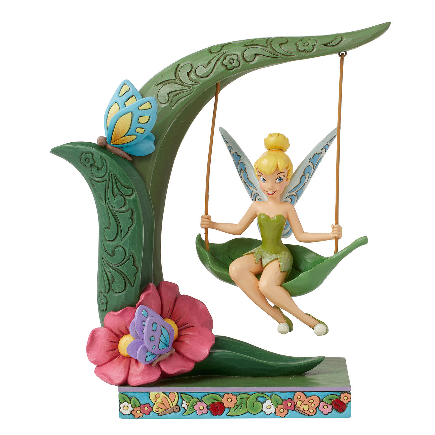 Jim Shore Disney Tinker Bell in Swing Figurine, 8.5"