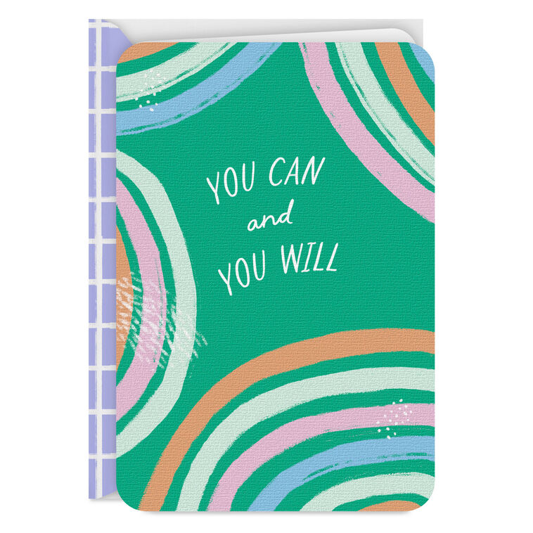 You Can and You Will Encouragement Card