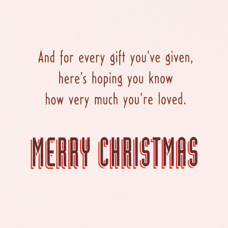 Pine Boughs and Red Plaid Son Christmas Card Sentiment image number 3