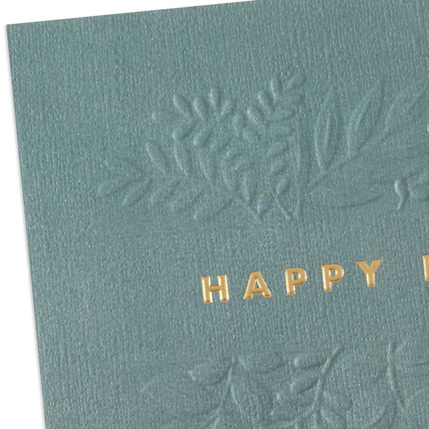 Greenery and Gold Birthday Card Card Front Detail image number 4