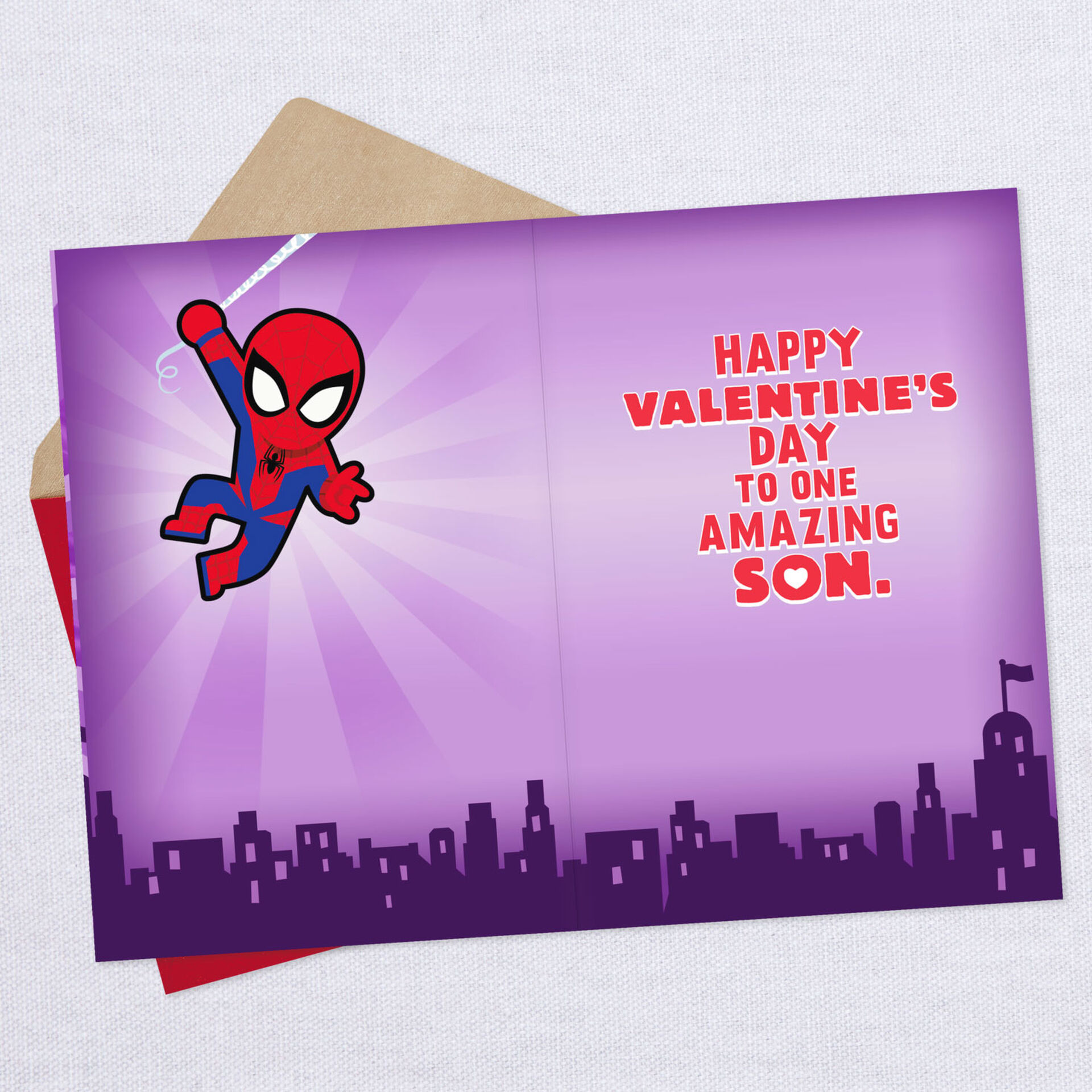 Marvel Spider-Man Amazing Son Valentine's Day Card - Greeting Cards