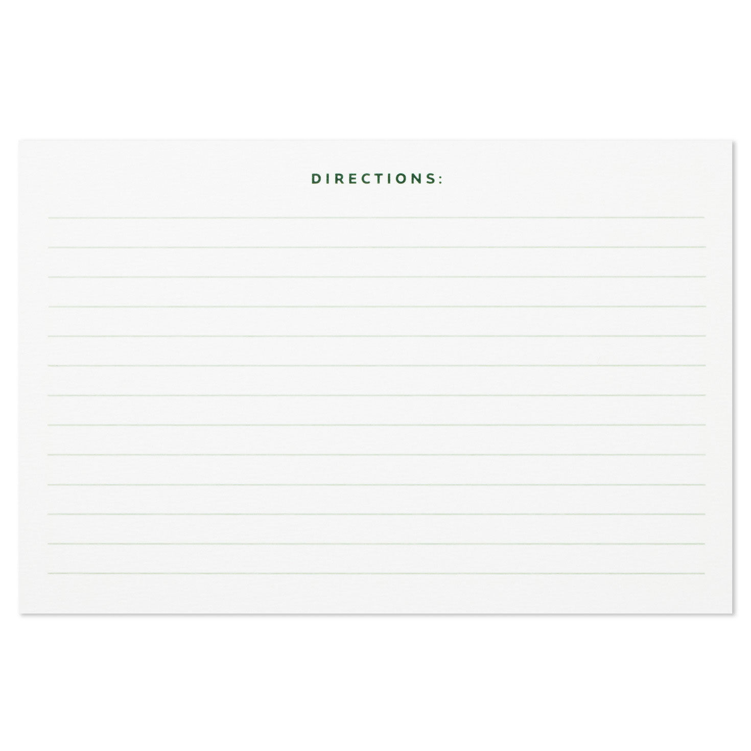 Classic Stripes Recipe Cards front image number 3