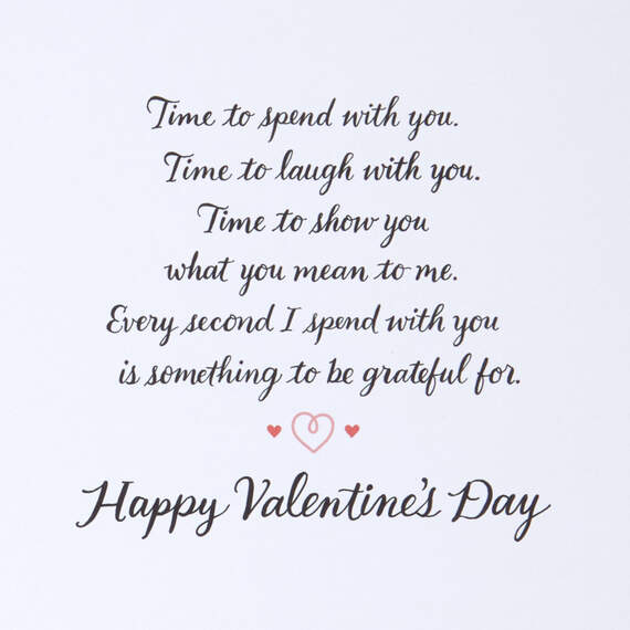 Grateful for Every Second With You Valentine's Day Card, , large image number 2
