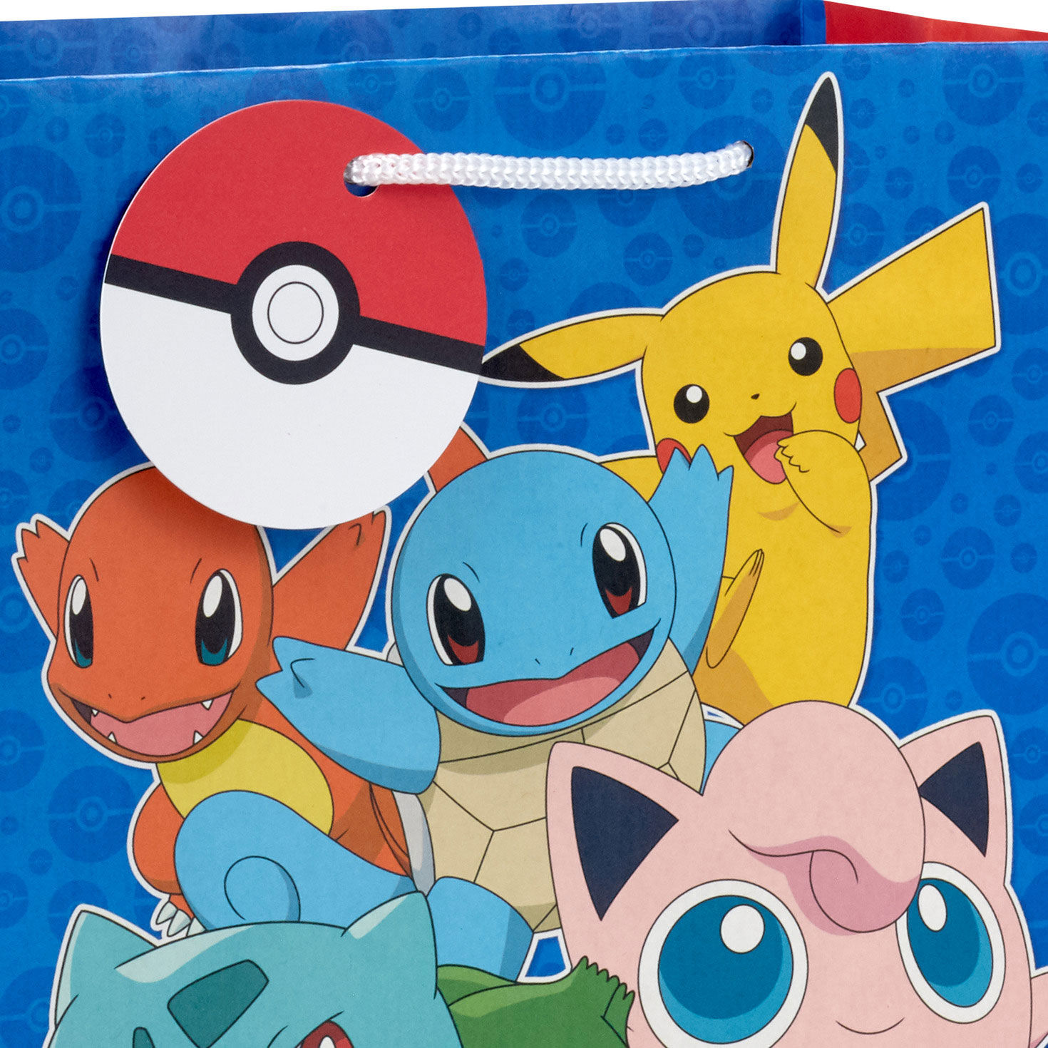 Pokemon Blue Medium Gift Bag Handel detail image number 4