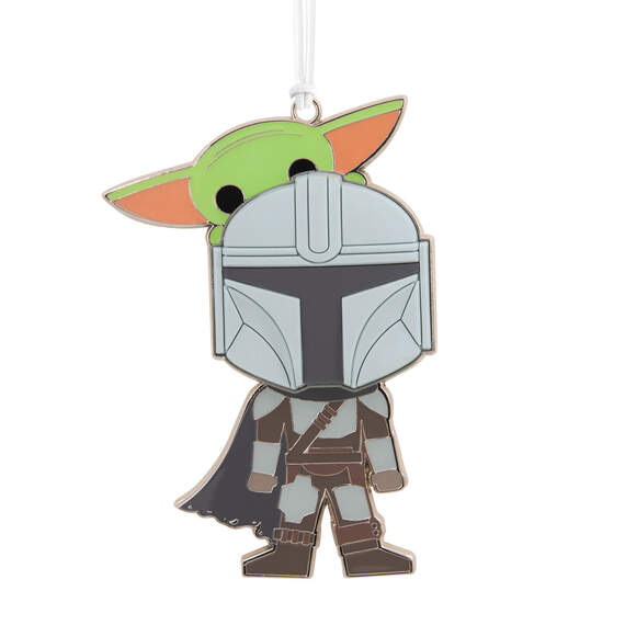 Star Wars: The Mandalorian™ and Grogu™ Metal With Dimension Hallmark Ornament, , large image number 1
