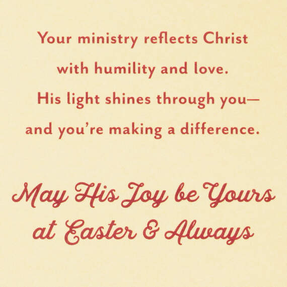 You're Making a Difference Religious Easter Card for Priest, , large image number 2