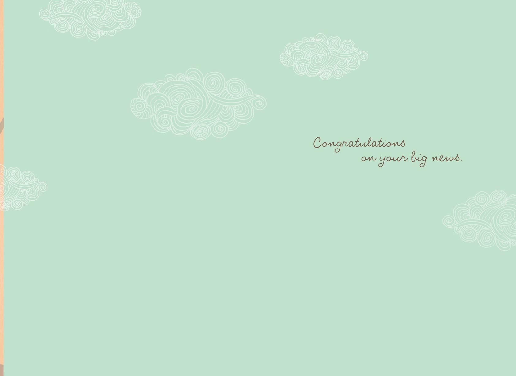 Small and Wonderful New Baby Card