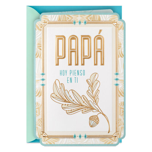 Love and Gratitude Spanish-Language Father's Day Card for Papá, 