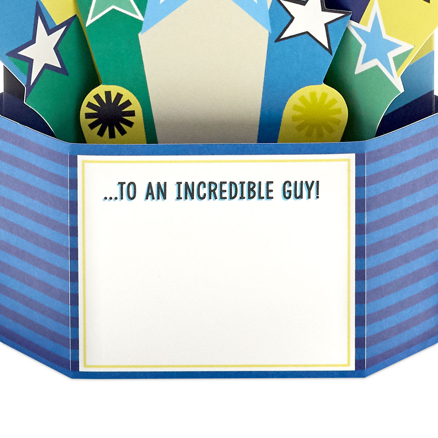 You're an Incredible Guy Musical 3D Pop-Up Father's Day Card With Light, , large image number 3