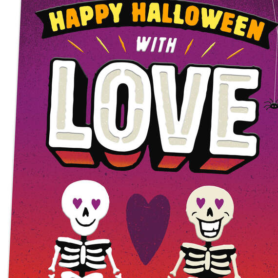 One and Bonely Love Halloween Card, , large image number 4