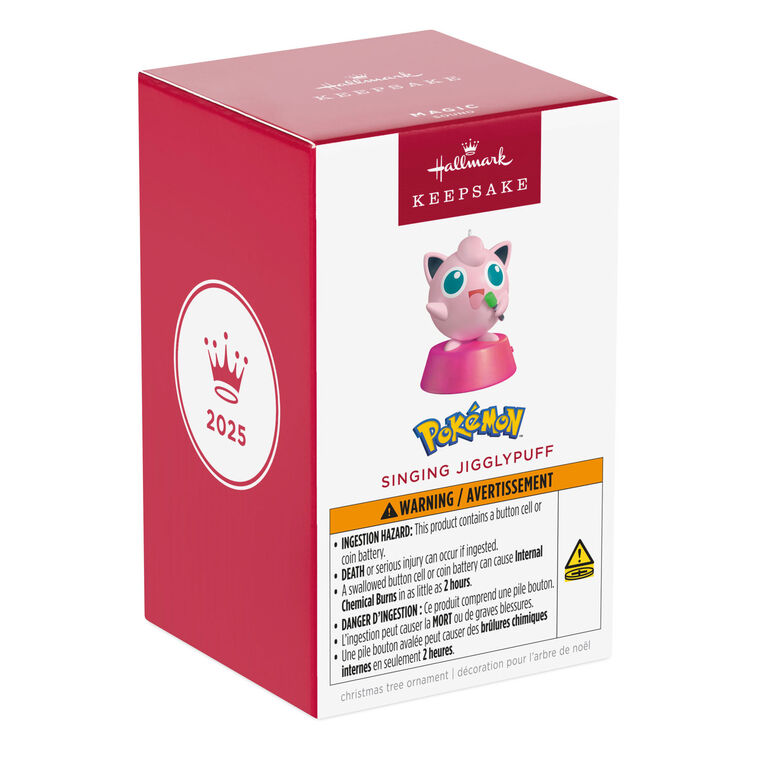 Pokémon Jigglypuff Singing Keepsake Ornament package front image number 7
