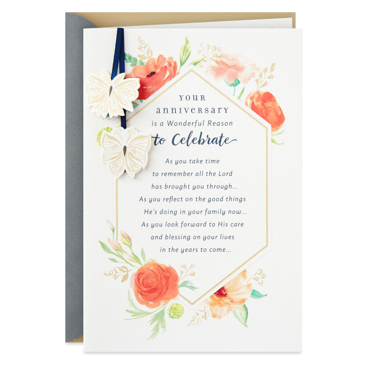 What a Blessing You Are Religious Anniversary Card - Greeting Cards