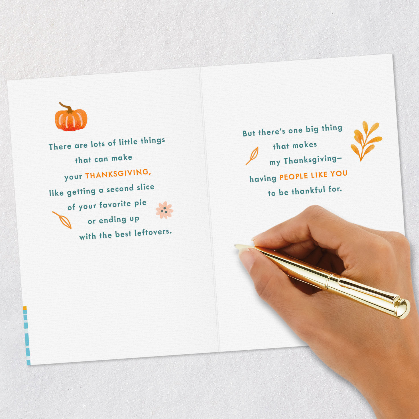Giving Thanks for People Like You Thanksgiving Card for only USD 3.59 | Hallmark