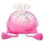 Pink Ombré Small Fabric Gift Bag, 7", , large image number 1