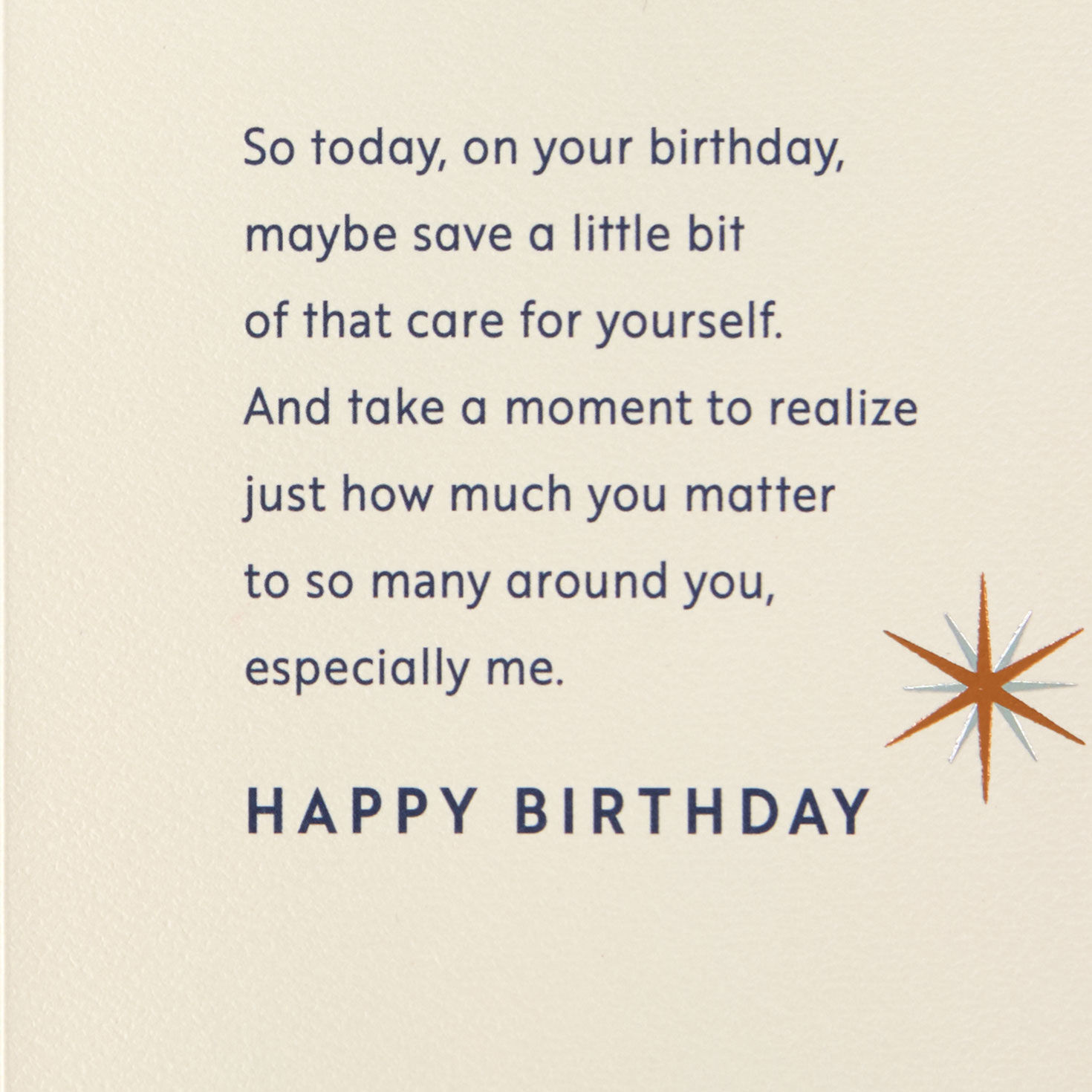 Foil Block Lettering Birthday Card for Brother Sentiment image number 3