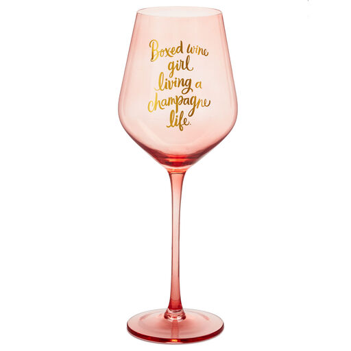 Rose Gold Girly Wine Glasses | Hardcover Journal