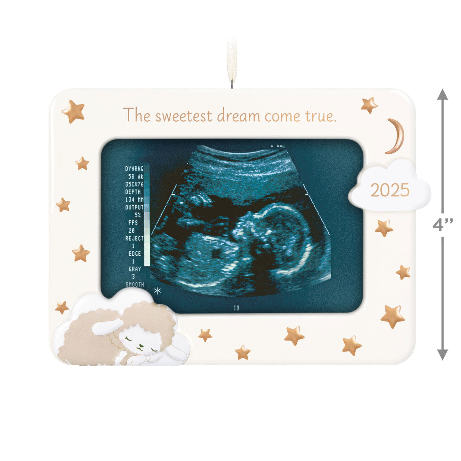 Sweetest Dream Come True 2025 Photo Frame Porcelain Ornament, , large image number 3