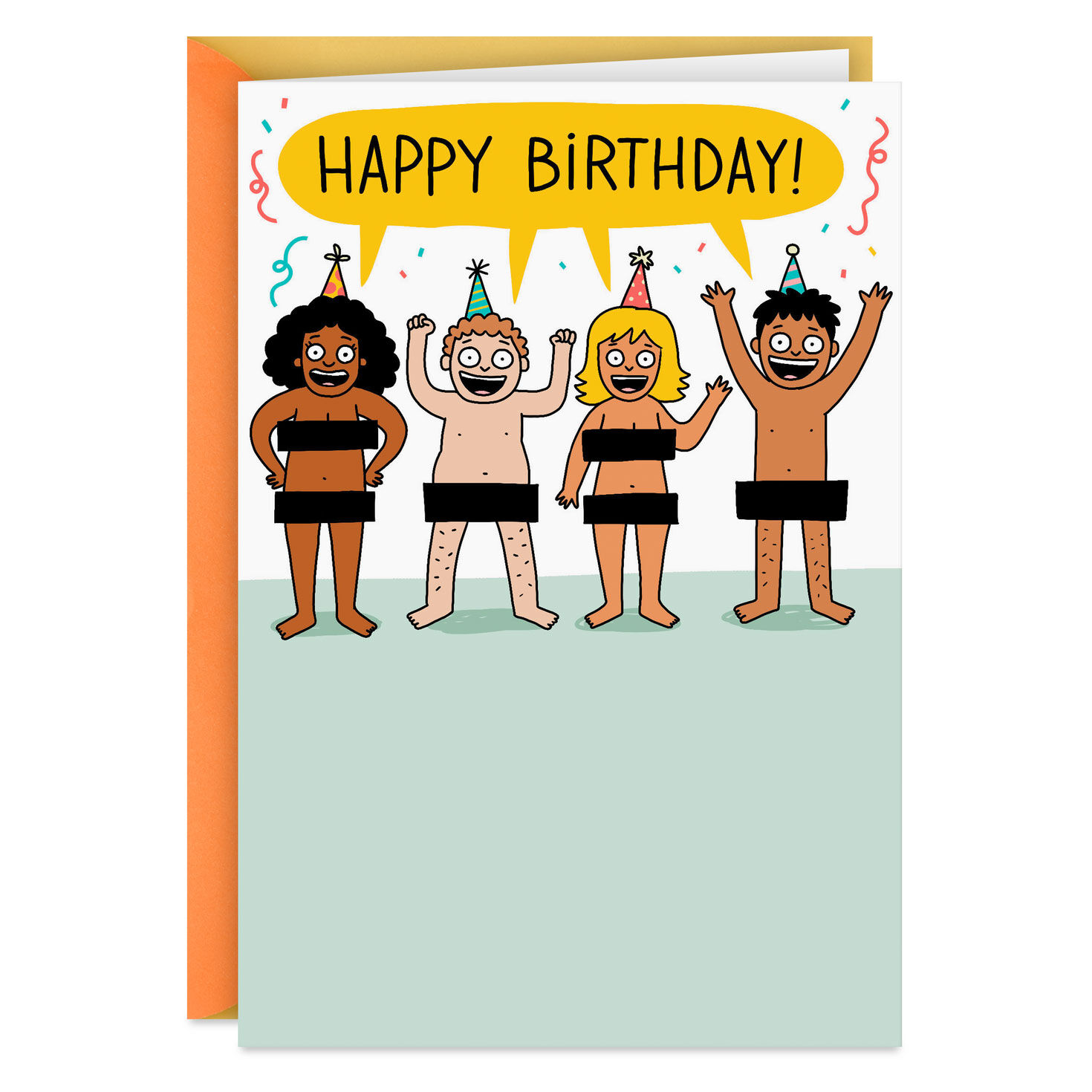 Have You Heard the Nudes Funny Birthday Card