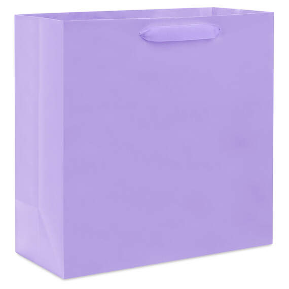 10.4" Lavender Large Square Gift Bag, Lavender, large image number 1