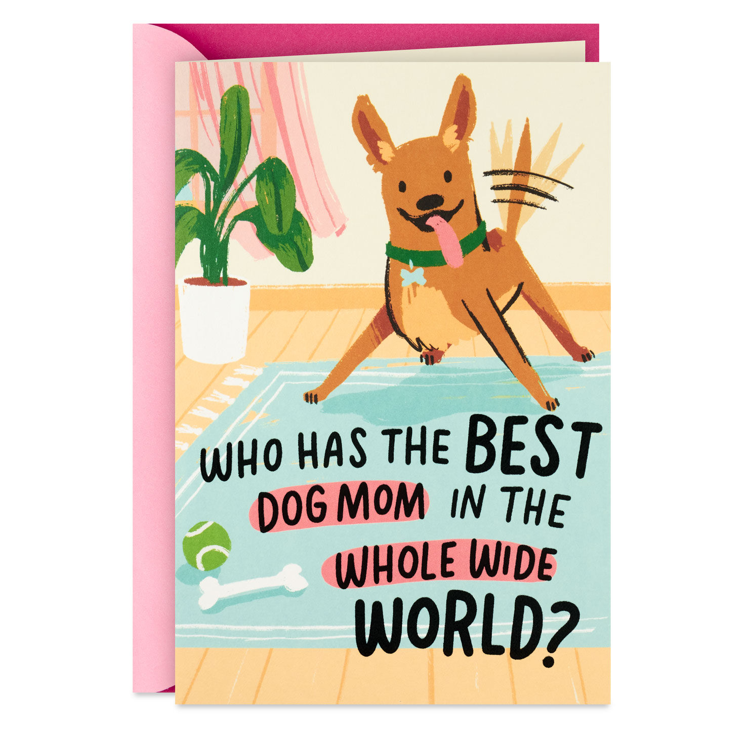 You're the Best Funny Pop-Up Mother's Day Card From the Dog