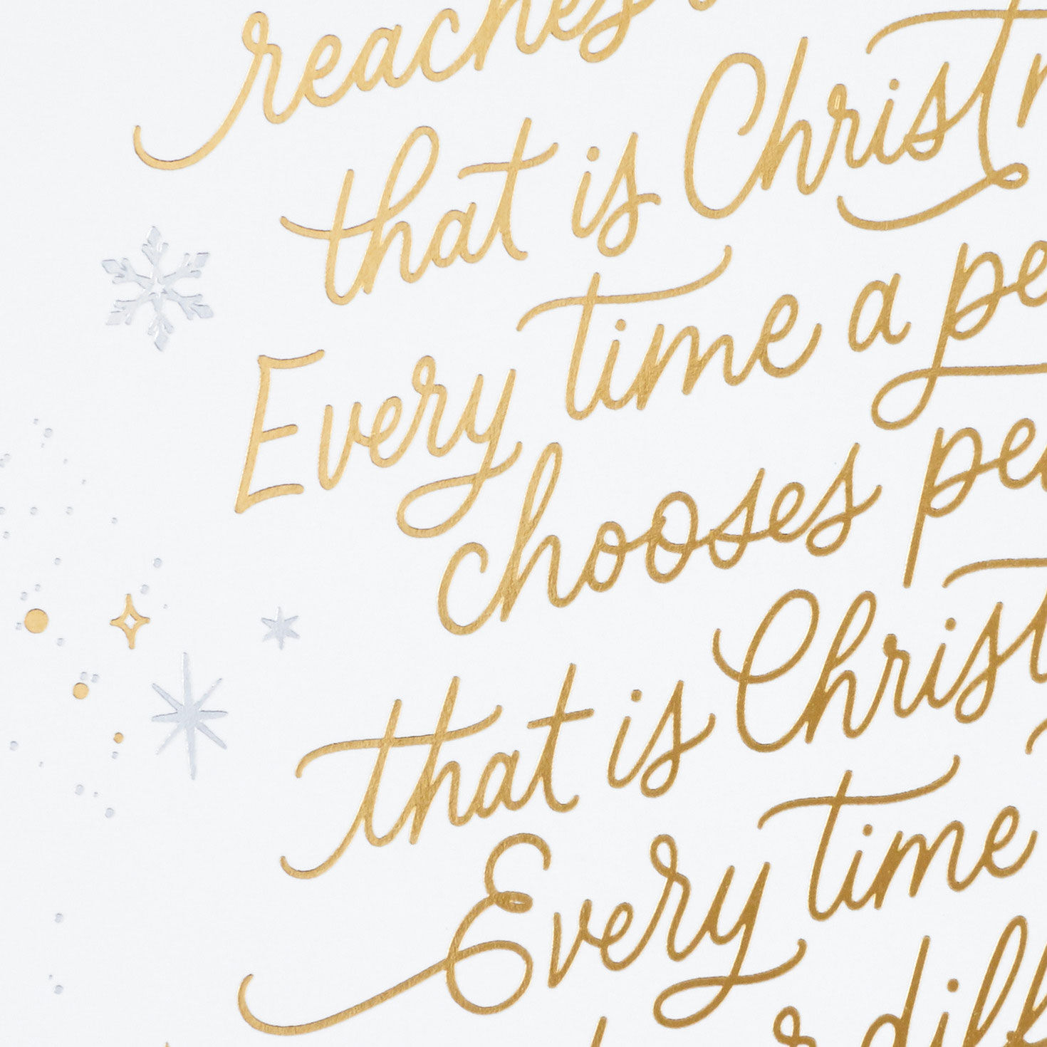 Spiritual Festive Boxed Christmas Card Pack card frotn detail image number 5