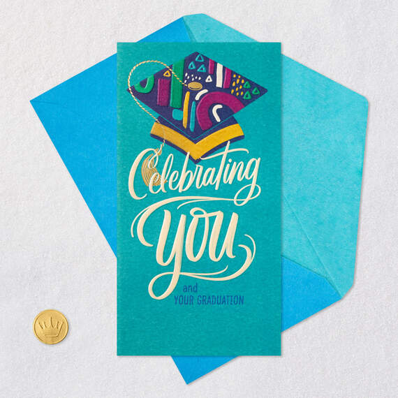 Celebrating You Religious Money Holder Graduation Card, , large image number 7